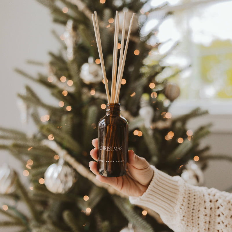 Christmas Amber Reed Diffuser - Christmas Home Decor & Gifts