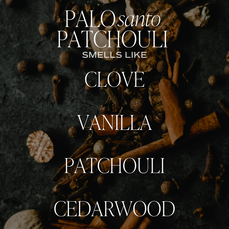 Palo Santo Patchouli 11 oz Soy Candle - Home Decor & Gifts