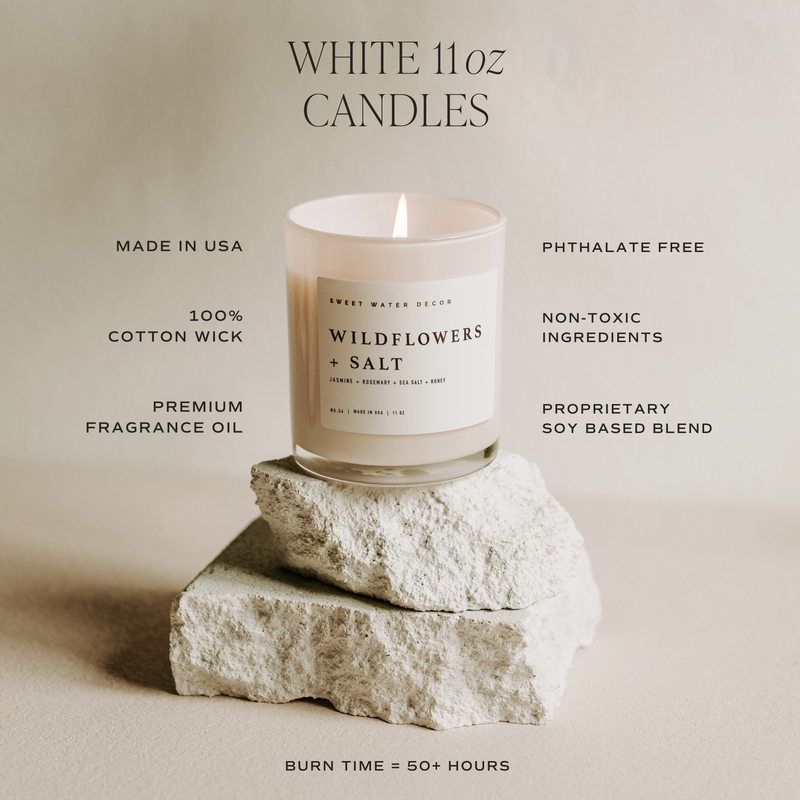 Cashmere and Vanilla 11 oz Soy Candle - Home Decor & Gifts