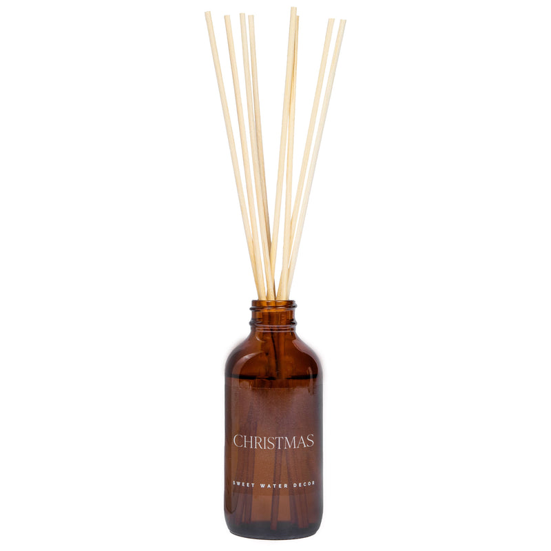 Christmas Amber Reed Diffuser - Christmas Home Decor & Gifts