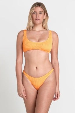 One Size Selena Crop Set - Tangerine